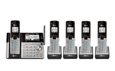 AT&T Expandable 5 Handset Cordless Phone System with Connect to Cell & Caller ID for sale  Shipping to South Africa