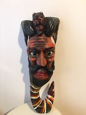 Maschera legno dipinto usato  Voltago Agordino