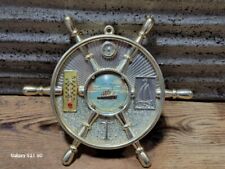 Termômetro de roda vintage Queen Mary Long Beach Califórnia lembrança navios CA , usado comprar usado  Enviando para Brazil