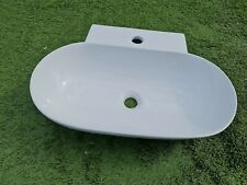 Ceramic Bathroom Basin Vanity Sink Oval wall mount Above Counter Top Mount Bowl for sale  Shipping to South Africa