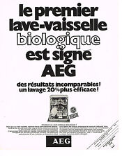 1970 advertisement aeg d'occasion  Expédié en Belgium