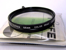 Lente fotográfica vintage Tiffen 55mm filtro cor grau verde graduado com estojo, usado comprar usado  Enviando para Brazil