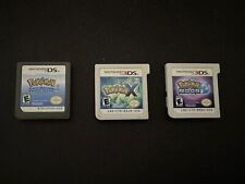 Lote Juegos Pokémon ds 3ds Auténtico X, Luna Auténtica, Alma Falsa Plata segunda mano  Embacar hacia Argentina