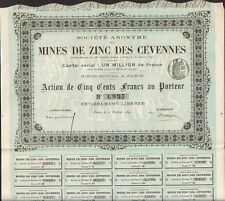 Action mines zinc d'occasion  Paris-