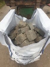 Used,  Bulk bag of Granite cobble setts for sale  CLITHEROE