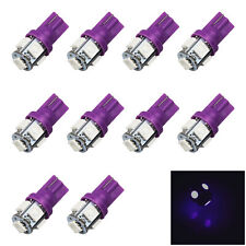 10x Ultravioleta UV Coche T10 W5W Señal de giro Luz Cuña Lámpara 5 5050 SMD LED A007 segunda mano  Embacar hacia Argentina