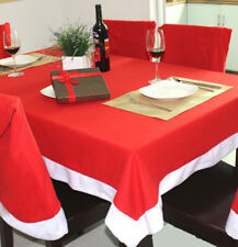 Conjunto de toalha de mesa e cadeira de Natal decoração festa jantar presente de Natal comprar usado  Enviando para Brazil