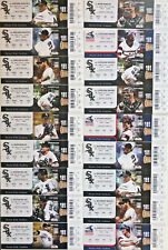stubs 2011 sox white ticket for sale  Los Angeles