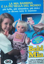 Pubblicità Advertising Werbung Italian Clipping 1990 BAMBOLA BEBI MIA GIG  . usato  Italia