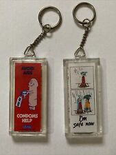 Used, RARE 2 DUREX CONDOM ADVERTISING KEYRINGS for sale  Shipping to South Africa