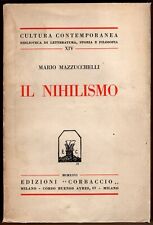Filosofia nihilismo mario usato  Milano