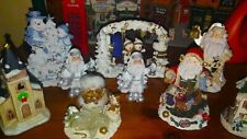 Decorazioni natalizi ceramica usato  Italia