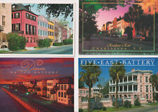 Lote de 4 postales de batería Charleston SC Rainbow Row SC0003 segunda mano  Embacar hacia Argentina