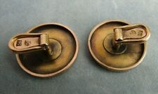 Used, Antique  Imperial Russian  14 ct. Rose Gold  Cufflinks Mark: FG 56. Faberge? for sale  LONDON
