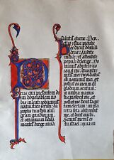 Medieval manuscript handmade for sale  BOURNEMOUTH