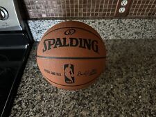 Baloncesto de cuero genuino oficial Spalding de la NBA firmado LEER segunda mano  Embacar hacia Argentina