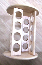Pine Hand Rotated Spice & Herb Rack Height-11.5 x Width-8.5 inches, used for sale  Shipping to South Africa