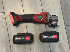 Bauer 1761C-B 20v Cordless 4-1/2 Angle Grinder & 2 batteries (1907C-B) for sale  Shipping to South Africa