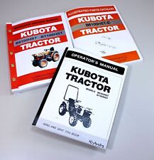 KUBOTA B6100HST-E TRACTOR SERVICE PARTS OPERATORS MANUAL OWNERS CATALOG BOOK for sale  Shipping to Canada