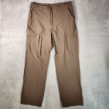 Pantalones LL Bean para mujer 34/32 marrones de carga nailon exterior camping senderismo Gorpcore segunda mano  Embacar hacia Argentina