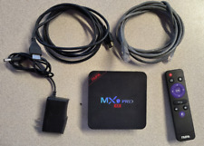 MX9 Pro Android Smart TV Box WiFi 4K con control remoto, etc., usado segunda mano  Embacar hacia Argentina