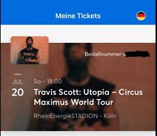 Travis scott ticket gebraucht kaufen  Köln
