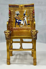 Used, Rare Ancient Egyptian Antique A golden chair for the famous King Tutankhamun BC for sale  Shipping to South Africa