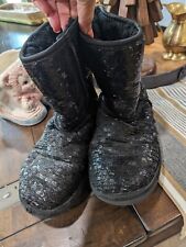 Black sequin ugg for sale  Shipping to Ireland