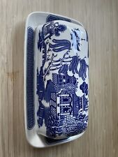 Willow pattern butter for sale  NOTTINGHAM