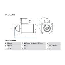 Cashback bosch starter for sale  BIRMINGHAM