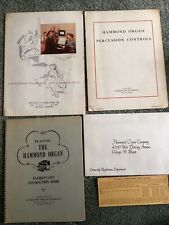 Hammond organ documents for sale  WIRRAL