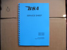 Bsa workshop manual for sale  NEWCASTLE