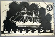 Vintage postcard silhouette d'occasion  Expédié en Belgium