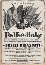 Pubblicita 1927 pathe usato  Biella