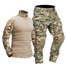 Uniforme militar camuflaje táctico multicámara traje hombre camisa pantalón ropa de caza segunda mano  Embacar hacia Argentina