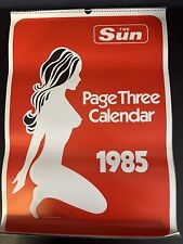 Sun page calendar for sale  LONDON