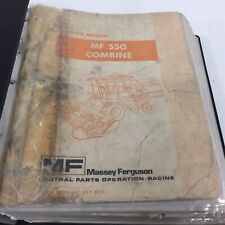 Catálogo de piezas combinadas genuino Massey Ferguson MF550 651417M93 distribuidor 1973, usado segunda mano  Embacar hacia Argentina