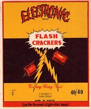 Electronic Brand C3, 40/40s Ladyfinger Firecracker Brick Label for sale  Shipping to South Africa