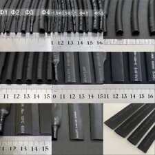 Black 1mm-210mm Heatshrink Tube 2:1 Heat Shrink Tubing Wire/Cable Sleeving Wrap na sprzedaż  Wysyłka do Poland