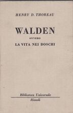 Walden ovvero vita usato  Italia