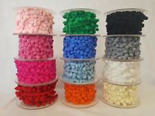 Pompom 5mm ribbon for sale  DEWSBURY