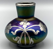 silver overlay vase for sale  Miami