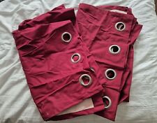 Burgundy curtains argos for sale  WOKING