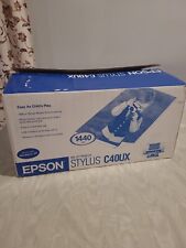 Epson Stylus C40UX Impressora Jato de tinta com cartuchos de tinta e Manual comprar usado  Enviando para Brazil