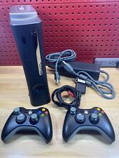 Xbox 360 Black Console 120GB + 2 OEM controllers SUPER CLEAN EUC SEE Tested! for sale  Shipping to South Africa