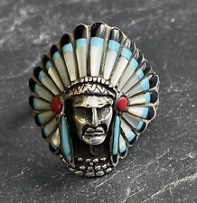 Indianerschmuck ring türkis gebraucht kaufen  Ettlingen