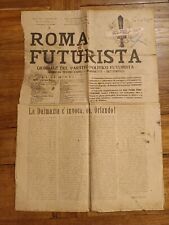 Giornale roma futurista usato  San Lazzaro Di Savena
