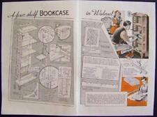 Estante de livros Walnut Chippendale 1939 como construir planos comprar usado  Enviando para Brazil