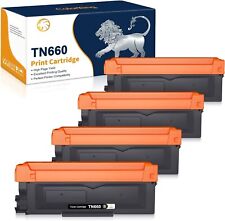 4-Pack Black Compatible Toner Cartridges- High Yield TN660 - C8 for sale  Shipping to South Africa