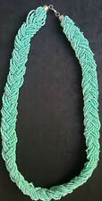 Turquoise braided bead for sale  Deep River